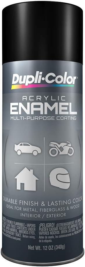 Dupli-Color DA1692 Multi-Purpose Acrylic Enamel Spray Paint - Crystal Clear - 12 oz. Aerosol Can