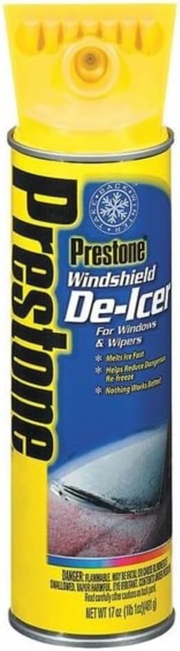 Prestone AS242 Windshield De-Icer - 11 oz. Aerosol (Pack of 2)
