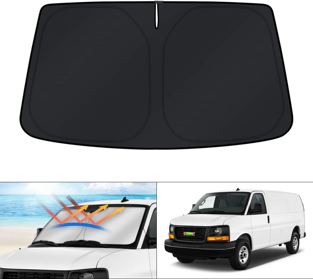 KUST Windshield Sun Shade for Toyota RAV4 2019-2022 2023 2024 2025 2026 Window Accessories Shade Sun Visor Cover Foldable Block UV Rays - Colors C