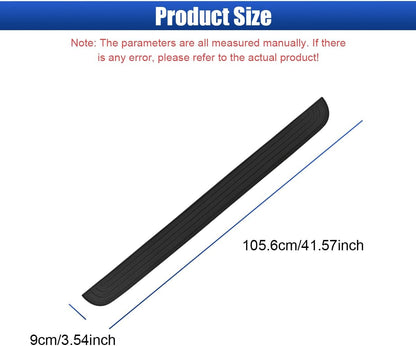 Craedli Car Rear Bumper Protector, 36" x 2.9" Anti Scratch Anti Collision Trunk Door Edge Guard, Non Slip Self Adhesive Automotive Exterior Protection Strip Accessories for Most Cars(36IN)