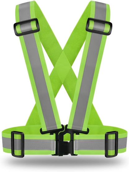 2.0 IN High Visibility Reflective Safety Strap for Construction, Running, Cycling