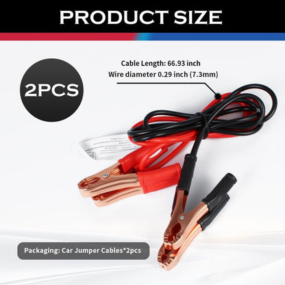 67" 150A Car Jumper Cables Heavy Duty,Automotive Battery Jumper Cables with Alligator Clips for Jump Starting Dead or Weak Batteries,Portable Jumpers Cable Kit for Most Vehicles