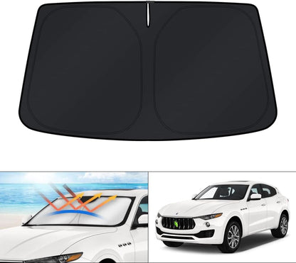 KUST Windshield Sun Shade for Toyota RAV4 2019-2022 2023 2024 2025 2026 Window Accessories Shade Sun Visor Cover Foldable Block UV Rays - Colors B