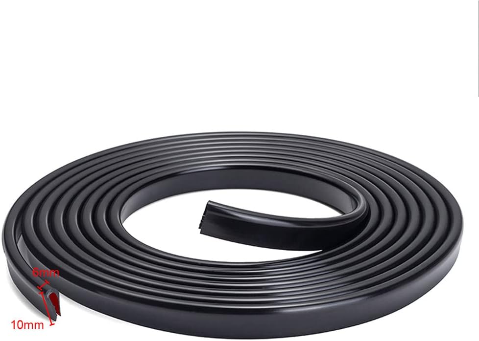 Winunite 32.8ft (10m) Car Door Edge Guards Clear – Self-Adhesive PVC, U-Shaped, Fits Most Vehicles, Scratch- and Chip-Resistant – Reduces Dings in Parking Lots