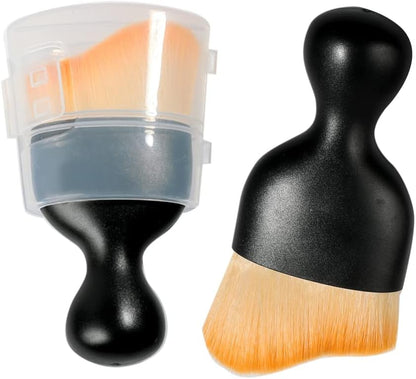AOCISKA Car Interior Detailing Brush,Soft Bristle Cleaning Brush Car Detailing Brush Dusting Brush,Car Interior Cleaning Tool,Auto Detail Brush Car Dash Duster Brush (Black)