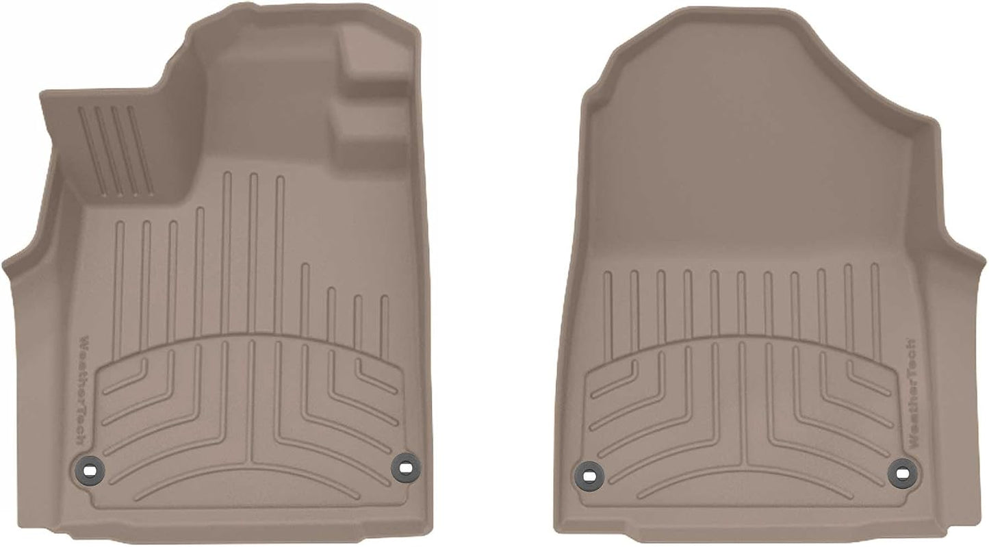 WeatherTech FloorLiner HP Custom Fit Floor Mats for Acura MDX 1st Row (4416691IM), Black