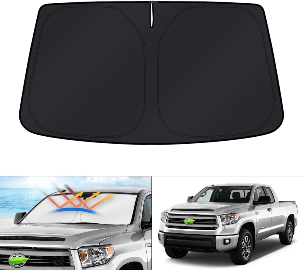 KUST Windshield Sun Shade for Toyota RAV4 2019-2022 2023 2024 2025 2026 Window Accessories Shade Sun Visor Cover Foldable Block UV Rays - Colors A
