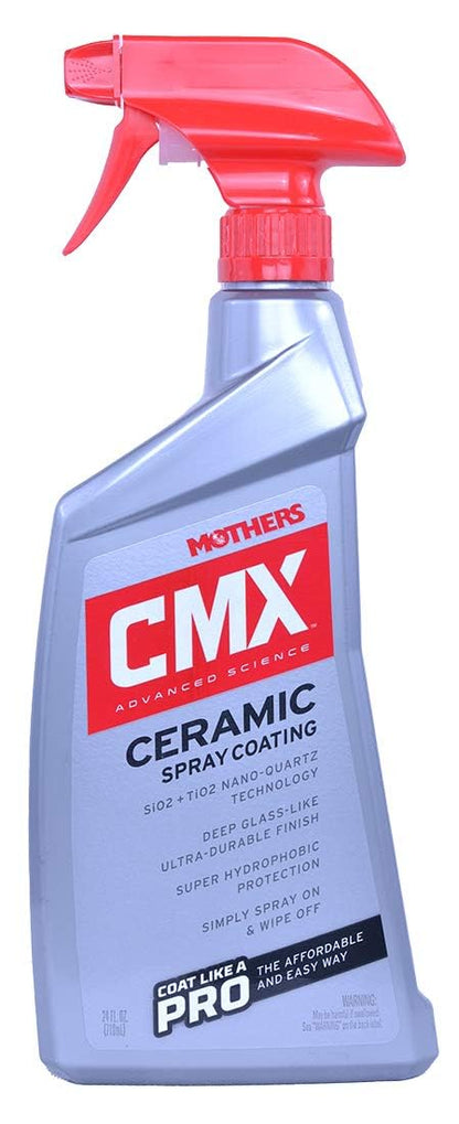 Mothers CMX Ceramic Spray Coating, 24 oz. – Advanced SiO2 + TiO2 Protection, User-Friendly, Professional Grade, Ultra Durable Long-Term Protection, High Gloss Super-Hydrophobic Finish (01024)