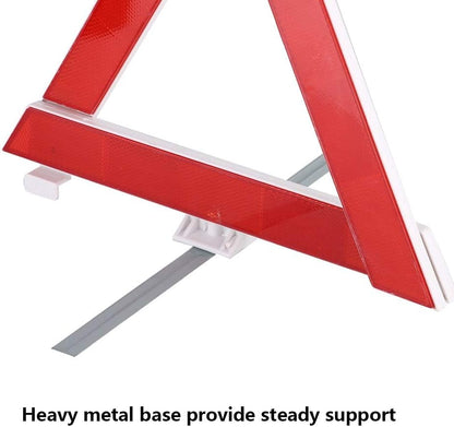 Dot Warning Triangle, Foldable Car Reflective Safety Triangle Sign Emergency Breakdown Warning Board Car Stop Sign Roadside Emergency Warning Triangle emergency car reflectors