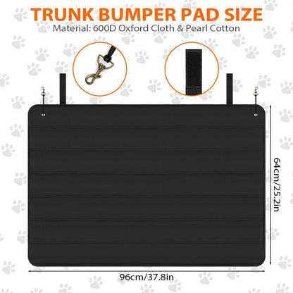 Flintronic Large Rear Bumper Protector for Cars, 38 x 25 Inch Foldable Car Rear Bumper Protector Guard, Universal Bumper Protector, Prevents Scratches During SUV, Truck, Van Loading and Unloading