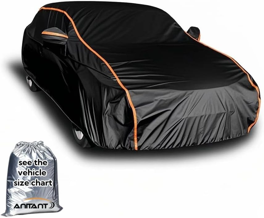 Waterproof Sport Car Cover, Super Lightweight Small Outdoor Car Cover Rain Car Covers for Automobiles All Weather Waterproof Fit Coupe 163" to 178"