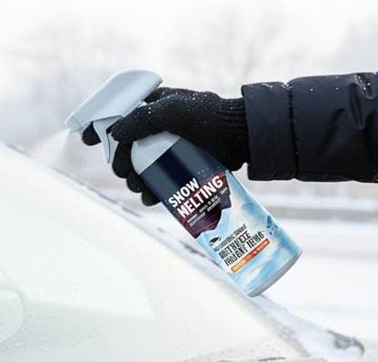 Deicing Spray 300ml,Deicer for Car Windshield,Deicing Agent,Antifreeeze Prevent Icing,Snow Melting Spray for Car Windows,Car Winter Essentials,Quick Ice & Snow Melting Spray (2pcs)
