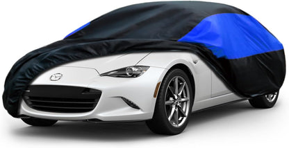 GUNHYI Car Cover for Automobiles All Weather Waterproof, Universal Fit Sedan Chevrolet Corvette, Ford Fusion, Kia Stinger, Nissan Maxima, Buick Regal, Subaru Legacy, Honda Accord etc.