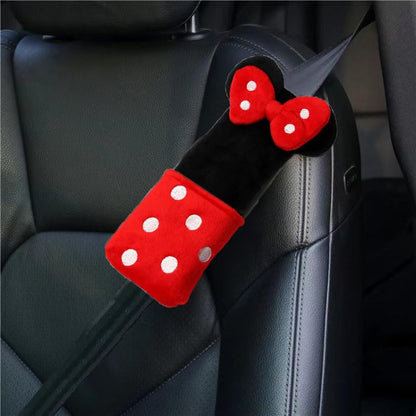 Seat Belt Cover Pad for Man, Cute Seatbelt Covers, Cute Cartoon Car Seat Belt Cover Pads, Car Seat Shoulder Strap Pads, Seatbelt Cushion, Car Seat Strap Covers for Boys Girls (MN)