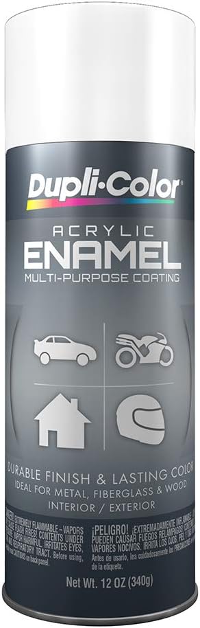 Dupli-Color DA1692 Multi-Purpose Acrylic Enamel Spray Paint - Crystal Clear - 12 oz. Aerosol Can