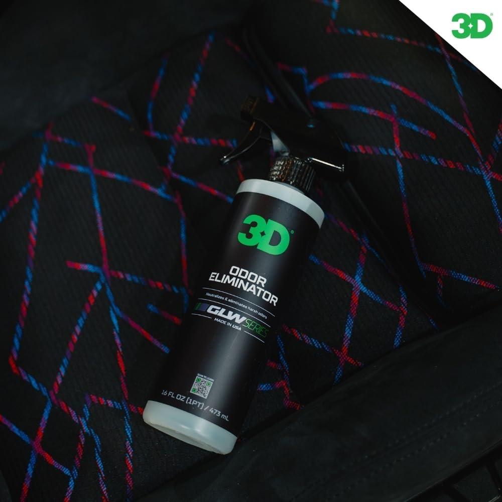 3D Odor Eliminator 1 Gallon – Professional Car Interior & Home Deodorizer Spray – Neutralizes Smoke, Pet & Food Smells at the Source – Fresh Clean Scent, Eco-Friendly & Biodegradable – Made in USA
