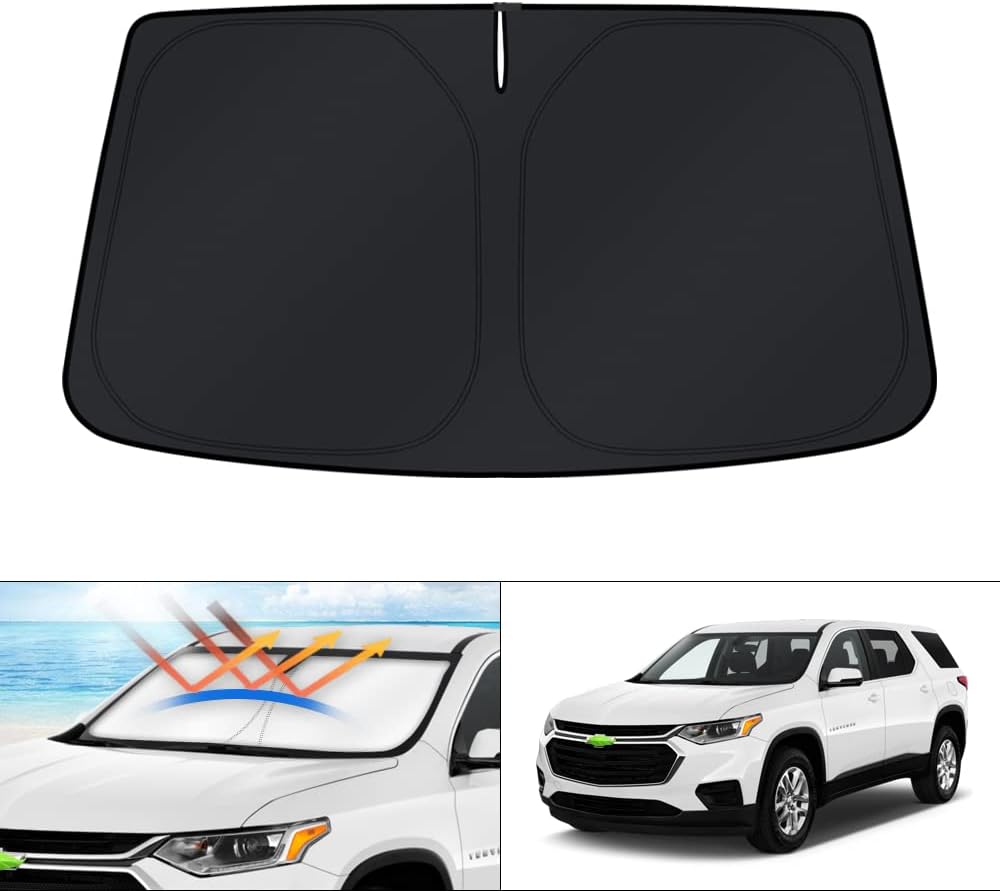 KUST Windshield Sun Shade for Toyota RAV4 2019-2022 2023 2024 2025 2026 Window Accessories Shade Sun Visor Cover Foldable Block UV Rays - Colors F