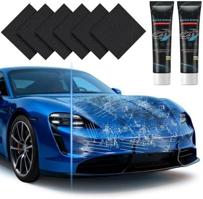 Reusable Nano Magic Cleaning Cloth, Nano Sparkle Car Polish for Car Paint & Scratch Repair, Scratch Remover for Vehicles, Swirl & Water Spots Remover, Repair Scratch