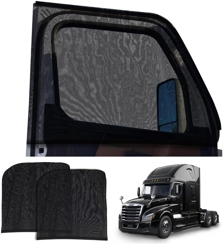 EcoNour Car Window Shades for Side Windows (Pack of 2) | Sun Shade for Car Heat and UV Protection | Adjustable Elastic Fabric Baby Car Shade | Rear Side Window Sun Shade Accessories (Large 21"x36")