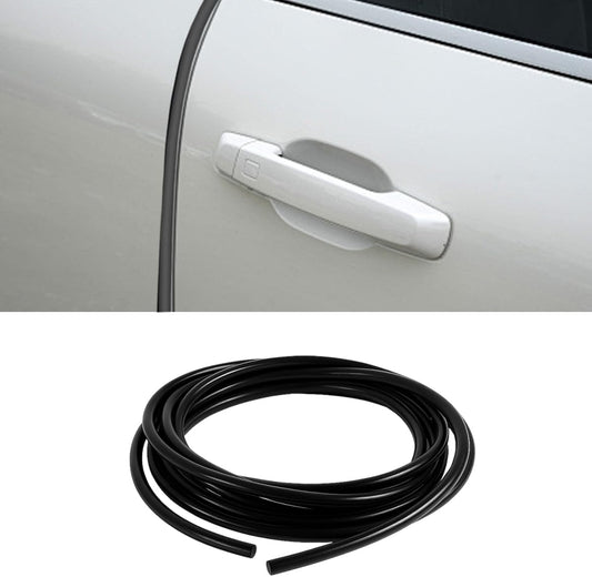16Ft (5M) Car Door Edge Protector, Self-Adhesive Scratch Resistant U Shape Auto Door Edge Guard Decoration, Anti-Collision Car Doors Trim Strip Protector for Truck, SUV, Sedan (Clear-5M)