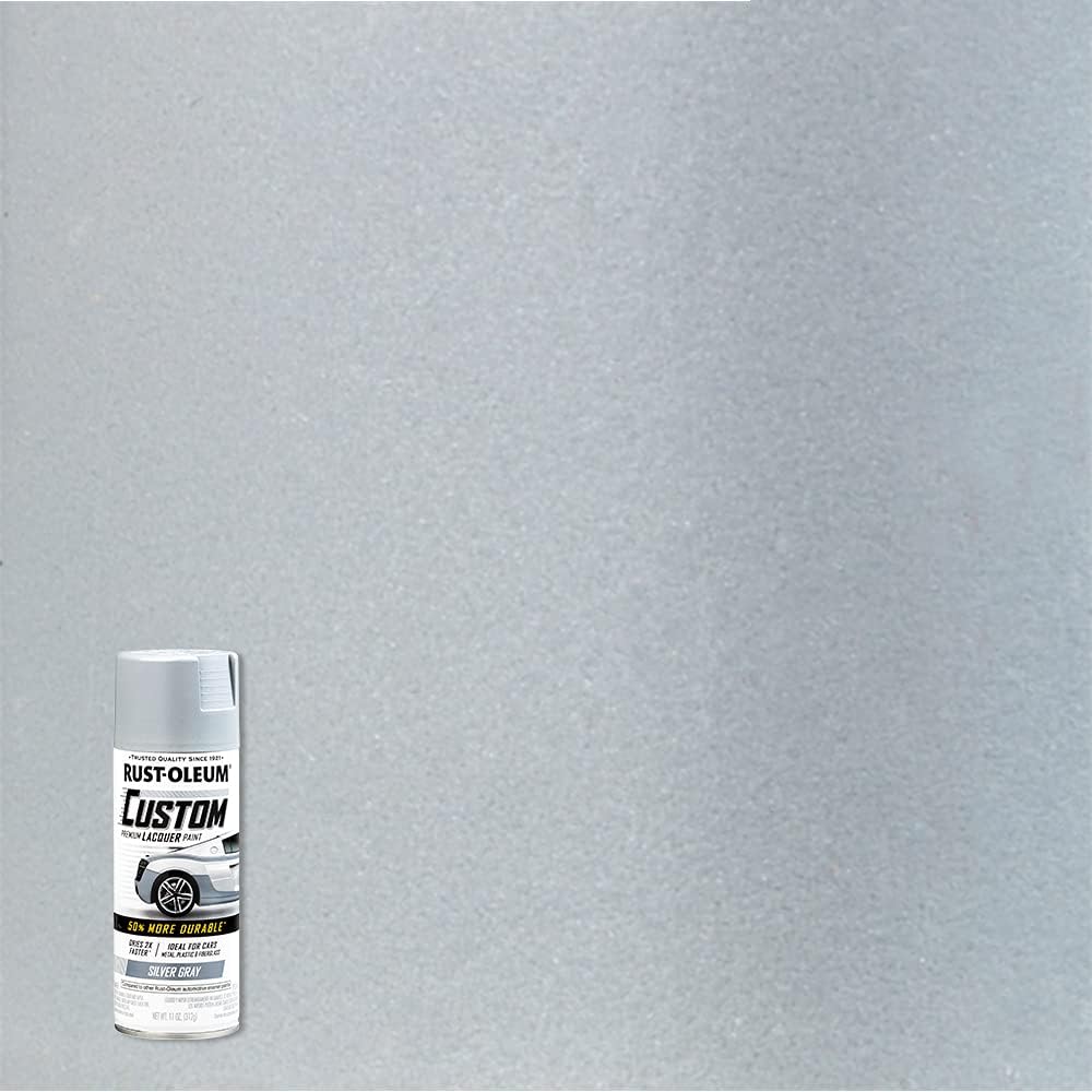 Rust-Oleum 323383 Automotive Custom Lacquer Spray Paint, 11 oz, Gloss Clear