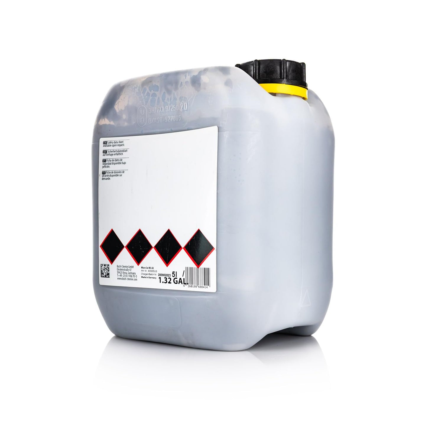 Koch-Chemie - Micro Cut Polishing Compound - Silicone Oil-Free; Permanent Removal of Holograms, Fine Scratches, and Sanding Marks to P3000 Grain Size; High Gloss Finish (250 milliliters)