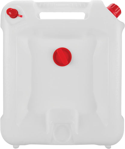 Performance Tool W4080 16-Qt. Clear View Oil Drain Container - Carrying Handle, Automotive Catch Pan, Fluid Transport Jug, Oil Change, Radiator Flush, Automotive Repair - White
