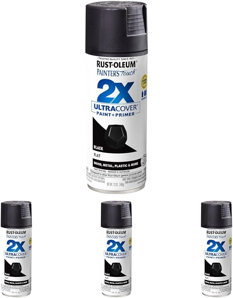 Rust-Oleum 334029 Painter's Touch 2X Ultra Cover Spray Paint, 12 oz, Gloss Clear - Colors F