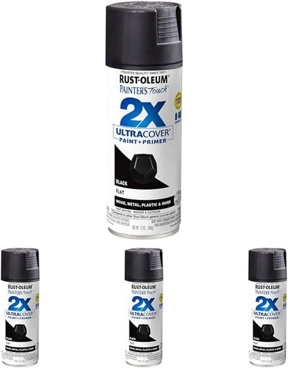 Rust-Oleum 334029 Painter's Touch 2X Ultra Cover Spray Paint, 12 oz, Gloss Clear - Colors F