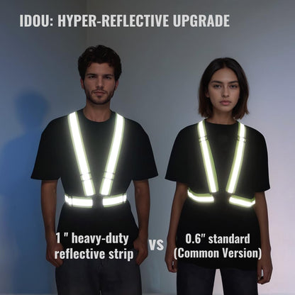 2.0 IN High Visibility Reflective Safety Strap for Construction, Running, Cycling
