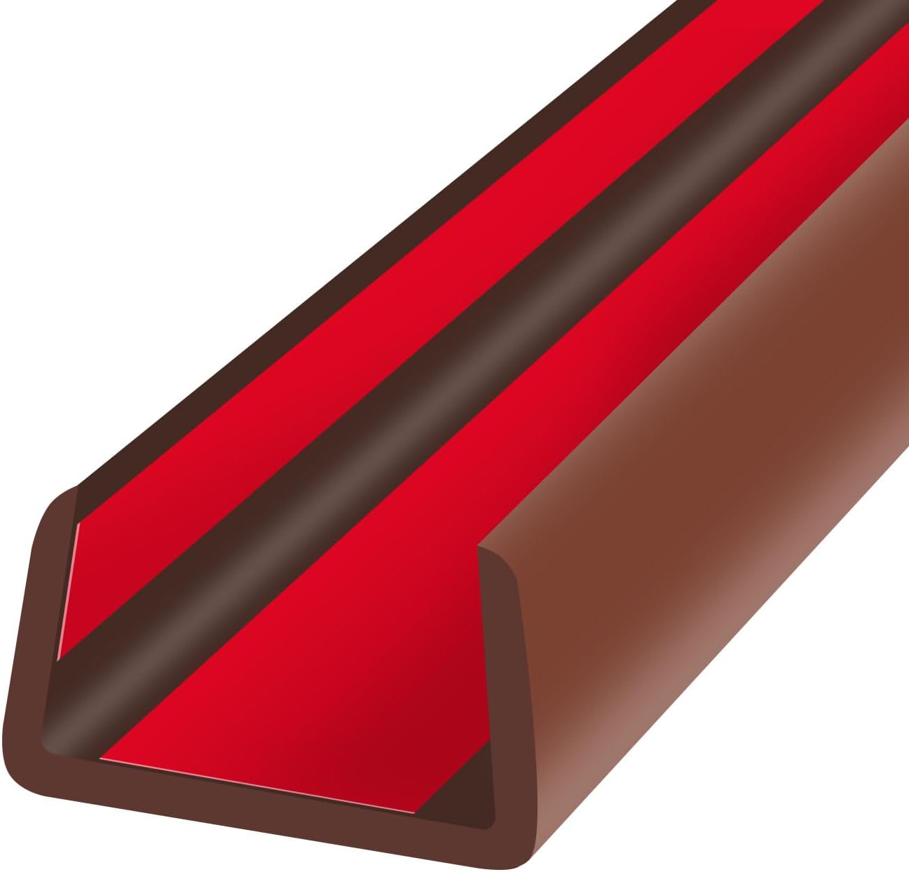 Rubber Edge Trim, 1/16" Self Adhesive Flexible U Channel Edge Protecter for Sheet Metal, Car Doors, U Shaped Sharp Edge Guards, Fit for 0-5/64" Wide Edge, Black Color, 10Ft, EPDM Material
