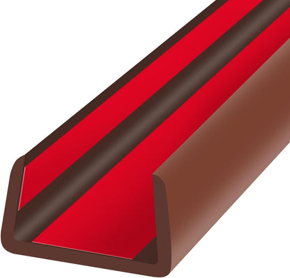 Rubber Edge Trim, 1/16" Self Adhesive Flexible U Channel Edge Protecter for Sheet Metal, Car Doors, U Shaped Sharp Edge Guards, Fit for 0-5/64" Wide Edge, Black Color, 10Ft, EPDM Material