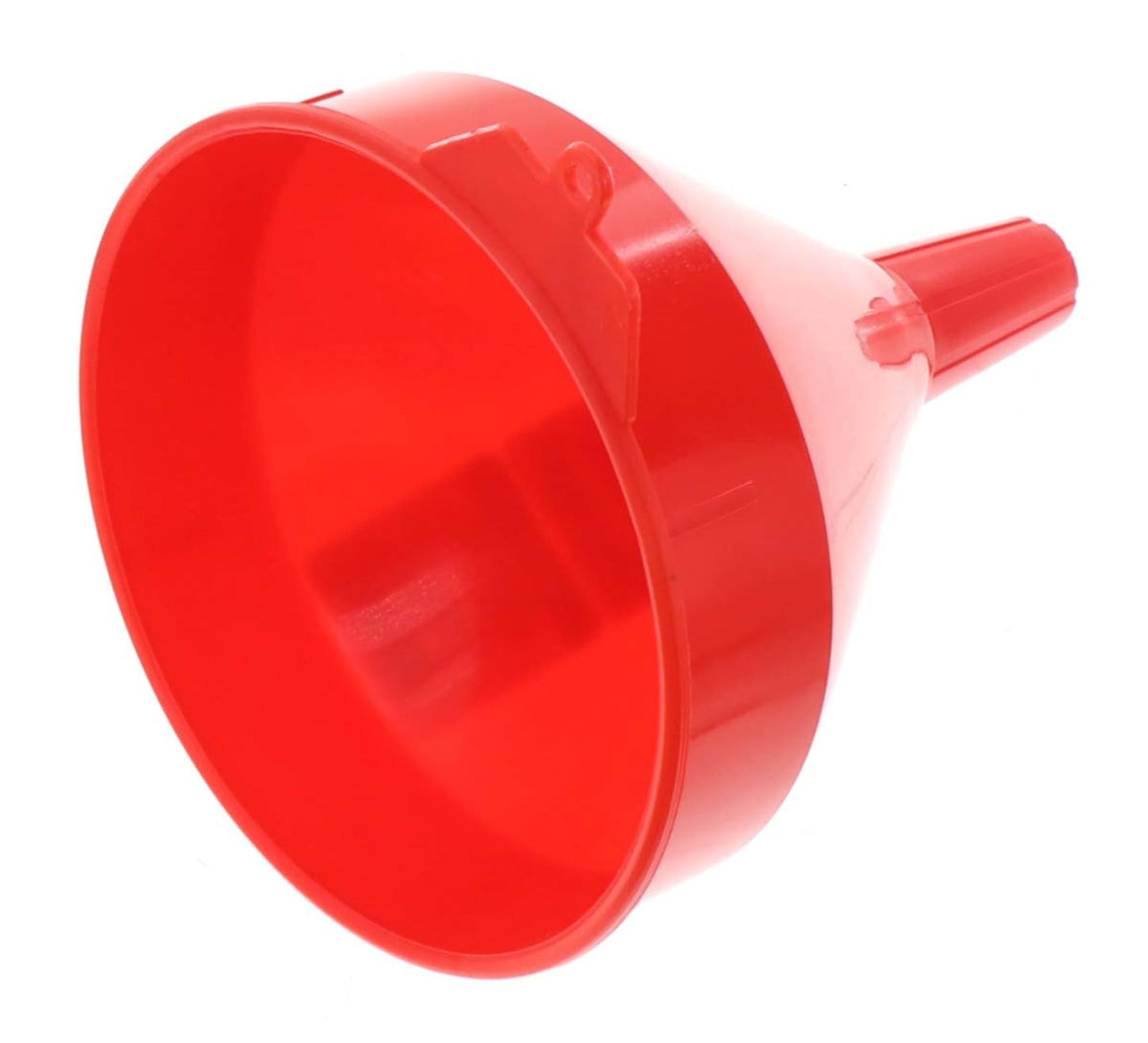 LubriMatic 75-070 Polyethylene Plastic Funnel w/ Screen - 2 Quart