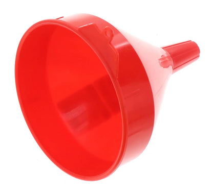 LubriMatic 75-070 Polyethylene Plastic Funnel w/ Screen - 2 Quart