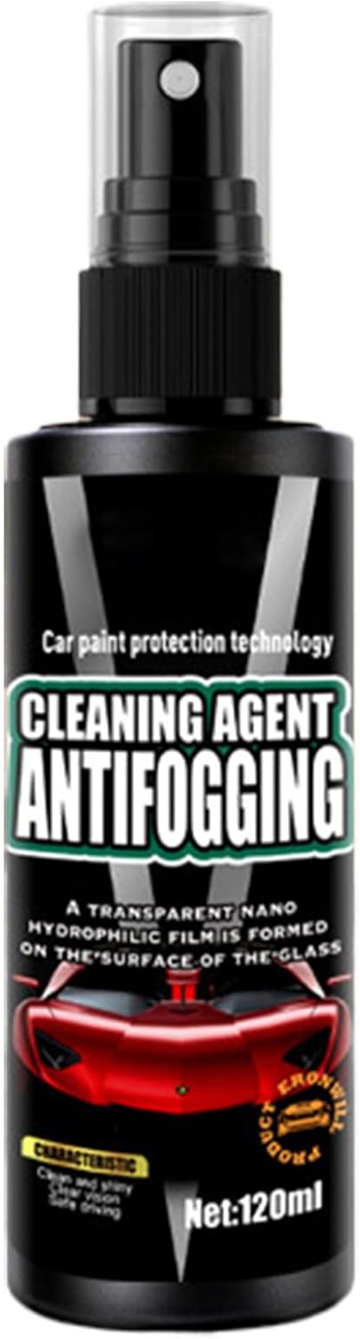 Windshield Defogger Spray – Anti Fog Glass Cleaner, Car Window | Fast-Acting Fog Prevention, Lens Solution, Interior Glass Coating, Improved Visibility for Daily Driving