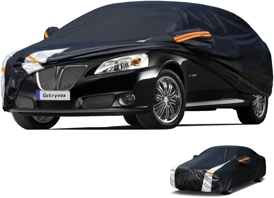 Large SUV Car Cover for Chevy Suburban 100% Waterproof All Weather, Heavy Duty Outdoor Full Exterior Covers Rain Sun Wind UV Protection. - Colors B