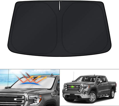KUST Windshield Sun Shade for Toyota RAV4 2019-2022 2023 2024 2025 2026 Window Accessories Shade Sun Visor Cover Foldable Block UV Rays - Colors G