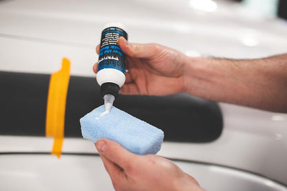 The Rag Company - Premium Grade Terry Microfiber Detailing Applicator Sponges - Versatile Detailing Tool, Extra Absorbent, Able to Withstand Numerous Uses, 3in x 5in, Black (6-Pack)