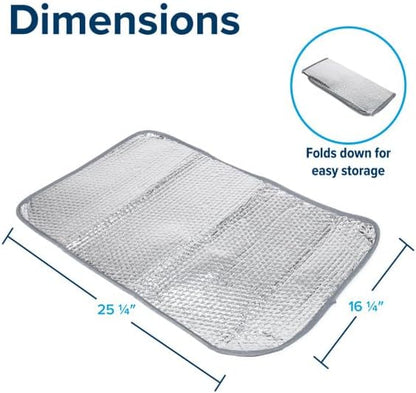 Camco 45164 62" x 30" SunShield Reflective Window Cover