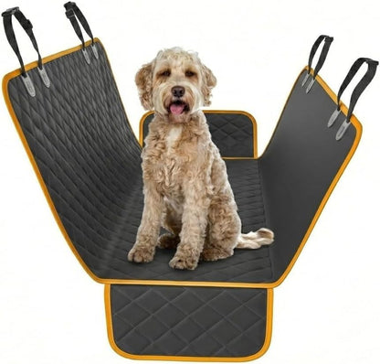 Active Pets Black Standard Dog Car Hammock Back Seat Cover, Waterproof Backseat Cover Protector for Truck Bench Rear of Sedans or SUVs, Essential Pet Supplies Vacuum or Wipe Clean, Machine Washable