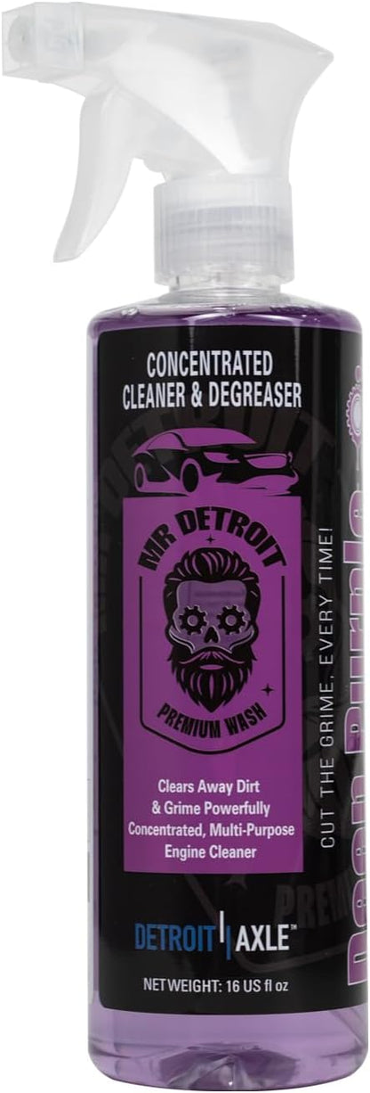 Mr. Detroit - Drill Wheel Brush w/Durable Soft Wool Microfiber Bristles and Steel Shaft for Car Tires, Wheels, Rims, Brakes and Any Other Narrow Spaces| Rim Brush Cleaning Tool w/Non-Scratch Bristle
