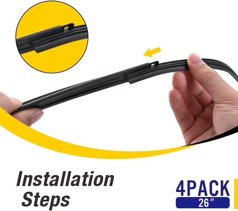 20"-2 Pack Windshield Wiper Blades Replacement For Ford F150 F250 F350 F450 F550 2008-1999 Expedition 2006-1999 Explorer 2010-2005 Mustang 2004-1999, Windshield Wiper Blades For My Car