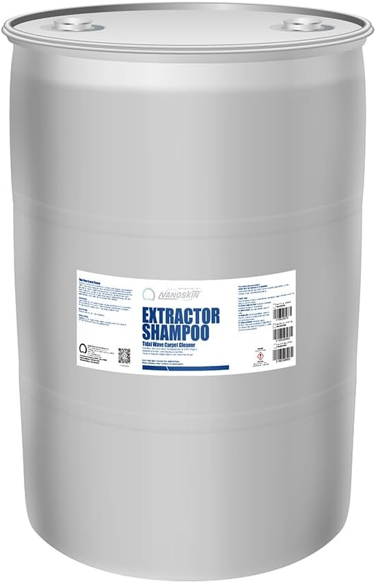 Nanoskin EXTRACTOR SHAMPOO Low Foaming Carpet Cleaner 1 Gallon - Machine Use Upholstery Cleaner, Stain Remover & Odor Eliminator on Rug Car Upholstery Carpets | For Automotive, Home, Office & More