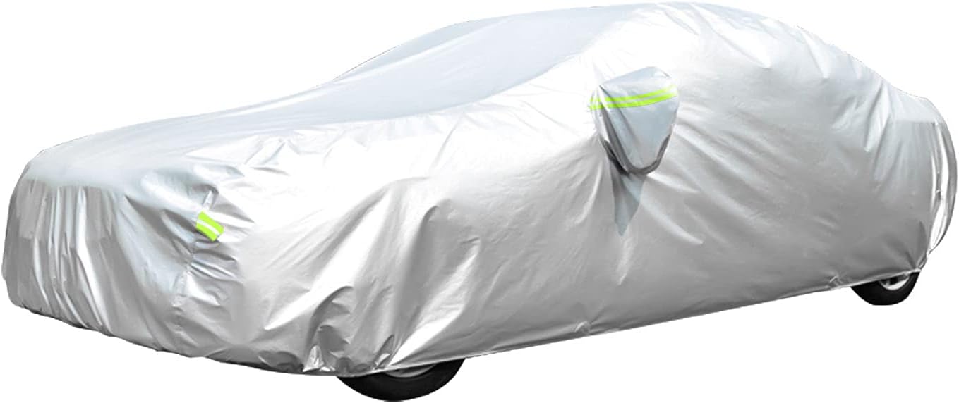 Car Cover, SUV Waterproof Car Covers for Automobiles All Weather Season UV Hail Protection Snowproof Full Car Cover, Outdoor Full Cover Universal Fit SUV Up to 190’’