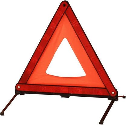 Reflective Triple Triangle Car Warning Sign Roadside Hazard Sign Emergency Breakdown Board, Safety Triangle Warning Kit, Foldable Car Roadside Emergency Kit
