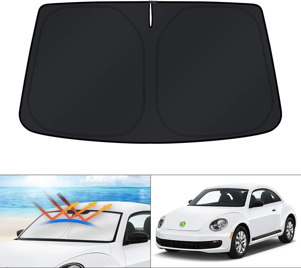 KUST Windshield Sun Shade for Toyota RAV4 2019-2022 2023 2024 2025 2026 Window Accessories Shade Sun Visor Cover Foldable Block UV Rays - Colors E