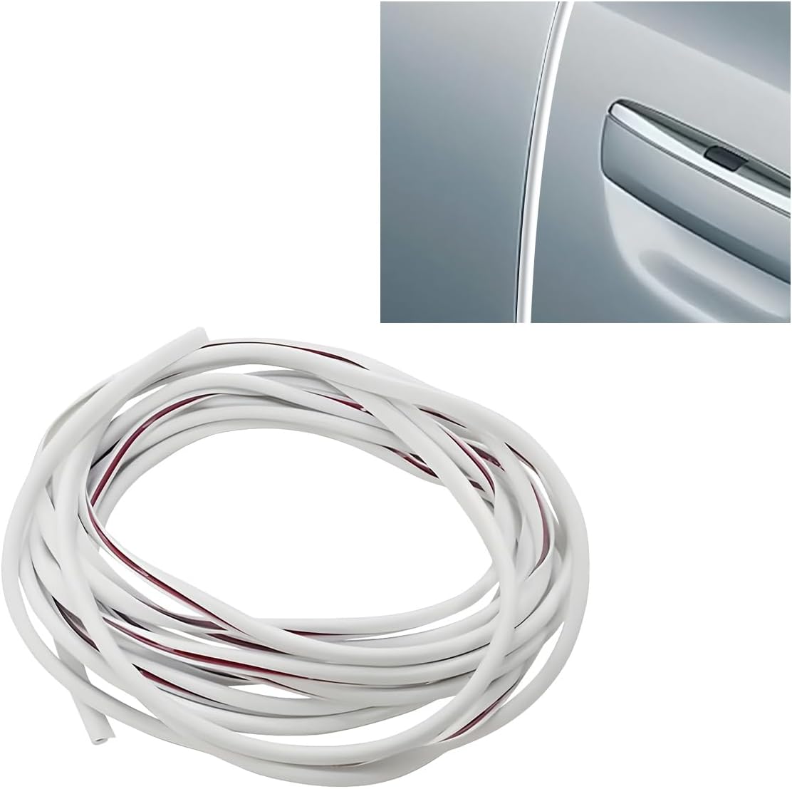 32Ft(10M) Car Door Edge Protector, Anti-Collision Car Door Entry Guard Protective Strip, No Glue Automotive Trim Doors Edge Guard (Clear)