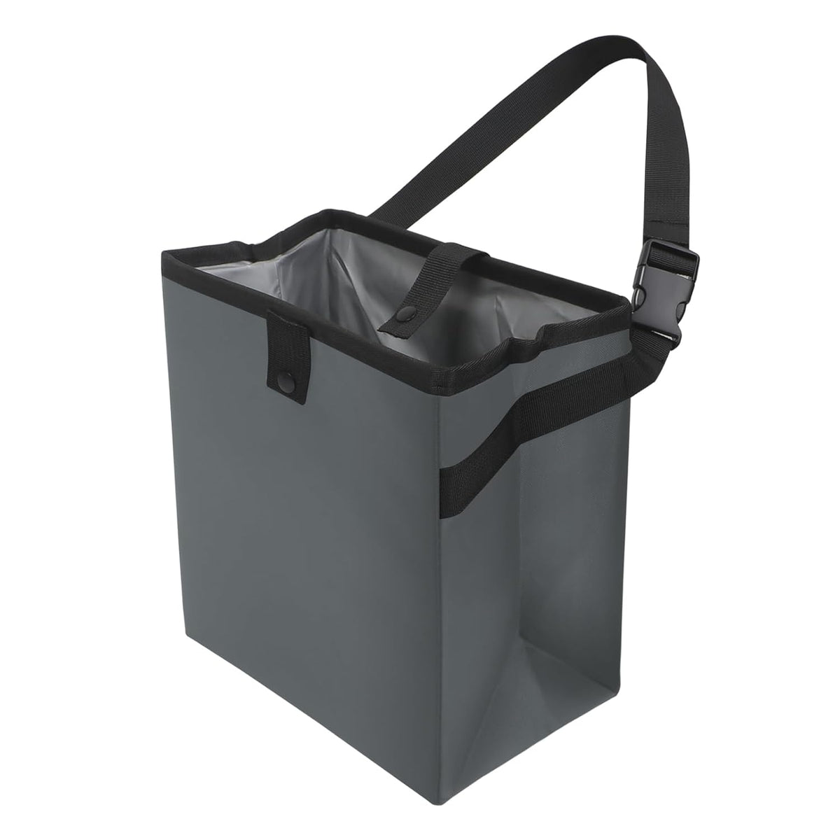 Homelove Car Trash Can, Leak-Proof Waterproof Trash Bin Collapsible Portable Auto Garbage Bag Large Capacity Trashcan Storage Bag Multipurpose Car Organizer Hanging (Black)