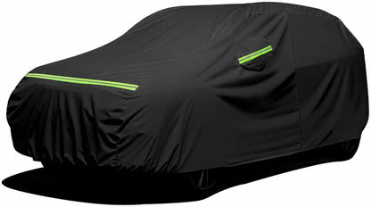 Favoto SUV Car Cover Waterproof All Weather 6 Layers Heavy Duty Car Cover for Automobiles Rain Sun Snow UV Protection with Inner Cotton Car Cover Outdoor Universal Fit for SUV (188-198 inch) Silver