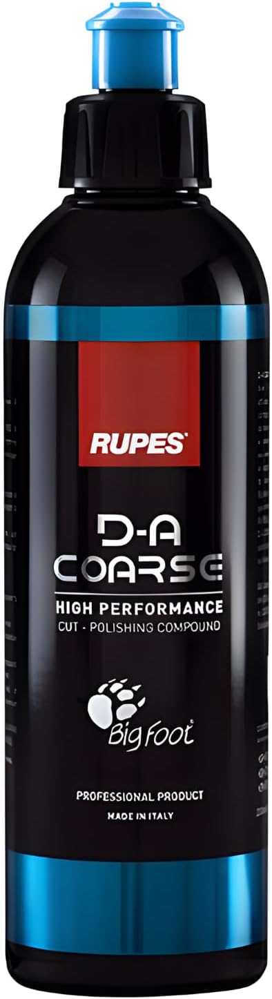 RUPES 9.DAFINE250 Pack of 1 250 ml Yellow D-A Fine High Performance Polishing Compound for Car Detailing & Removing Scratches| Removes Fine Defects | Micro-Abrasive Technology | Removes Swirl Marks